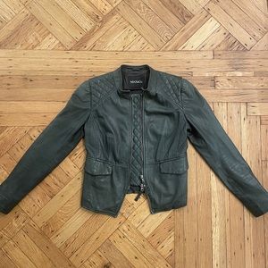 Real leather jacket Max&Co